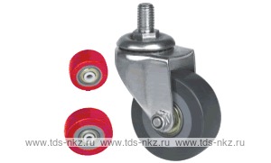 Колесо поворотное с болтом Lema BF3-PU-38-35-6