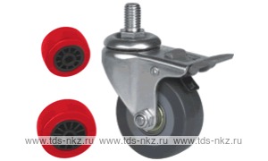 Колесо поворотное с болтом Lema BF3-PU-50-40-B3