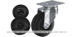 Колесо поворотное с площадкой Lema CE2-PA-75-55-3