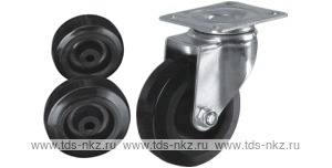 Колесо поворотное с площадкой Lema CE2-PL-65-45-3