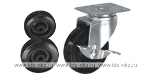 Колесо поворотное с площадкой Lema CE2-PL-65-45-C3