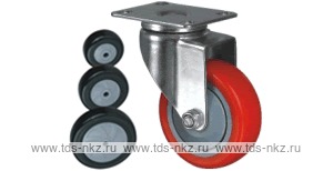 Колесо поворотное с площадкой Lema CF2-PL-75-60-7