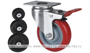 Колесо поворотное с площадкой Lema ED2-PL-75-70-B5