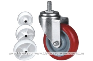 Колесо поворотное с болтом Lema ED3-TPA-100-100-4