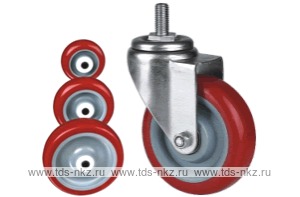 Колесо поворотное с болтом Lema ED3-TPU-100-90-5