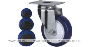 Колесо поворотное с площадкой Lema EG2-RUB-75-120-7