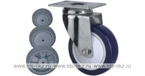 Колесо поворотное с площадкой Lema EG2-TPE-125-100-7