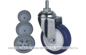 Колесо поворотное с болтом Lema EG3-TPE-150-100-7