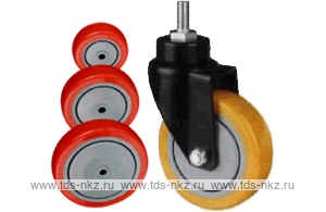 Колесо поворотное с болтом Lema EH3-TPU-100-130-7