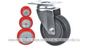 Колесо поворотное с площадкой Lema EI2-TPU-100-100-6