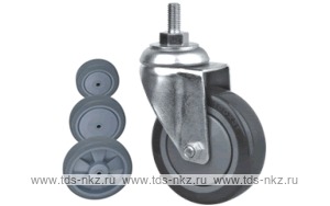 Колесо поворотное с болтом Lema EI3-TPE-100-80-7