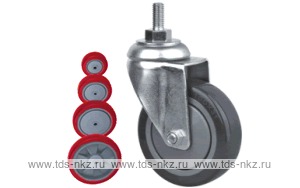 Колесо поворотное с болтом Lema EI3-PU-125-100-7