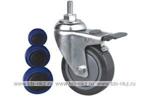 Колесо поворотное с болтом Lema EI3-RUB-100-130-B7