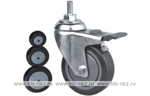 Колесо поворотное с болтом Lema EI3-PL-75-70-B7