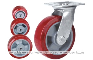 Колесо поворотное с площадкой Lema GA2-TPU-125-250-6
