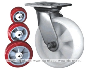 Колесо поворотное с площадкой Lema GAS2-TPU-150-250-5