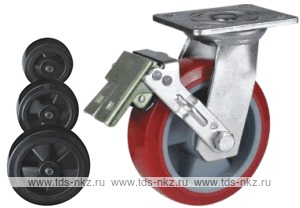 Колесо поворотное с площадкой Lema GC2-PL-125-270-W6
