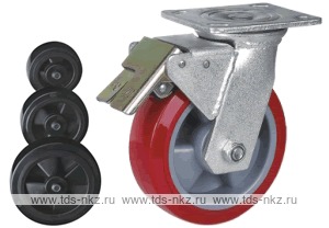 Колесо поворотное с площадкой Lema GC2-PL-200-310-M6
