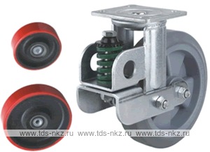 Колесо поворотное с площадкой Lema GCB2-TPU-200-300-6I